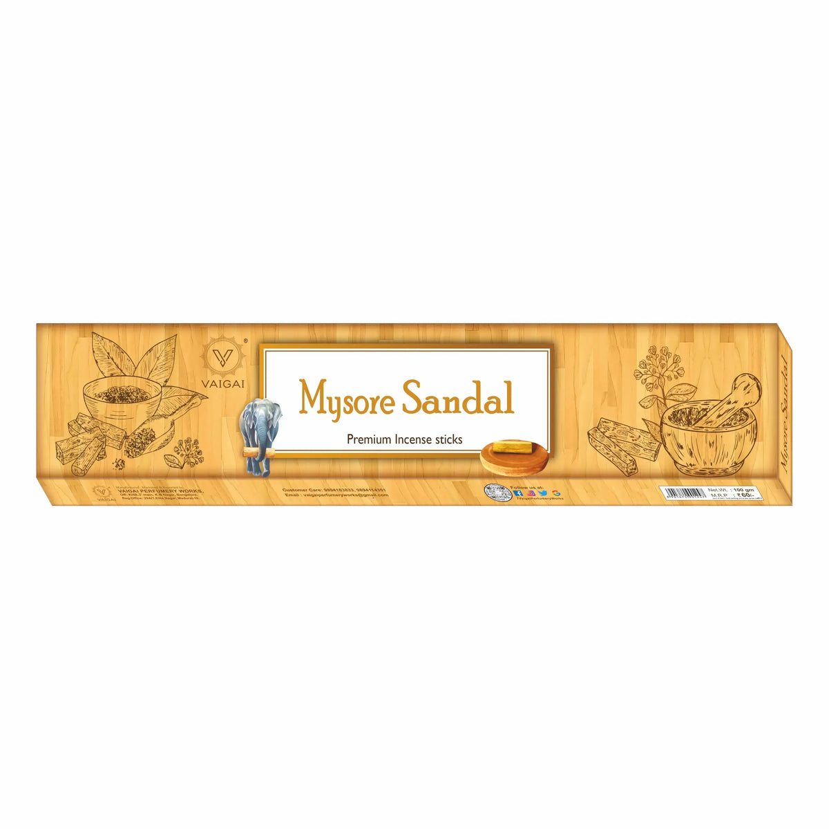 Vaigai Mysore Sandal Agarbatti