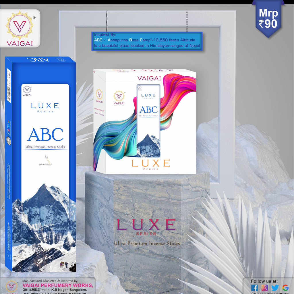 Vaigai ABC - Luxe Agarbatti