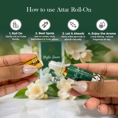 6ml Mystic Jasmine Attar Vairis Rollon Perfume - 2