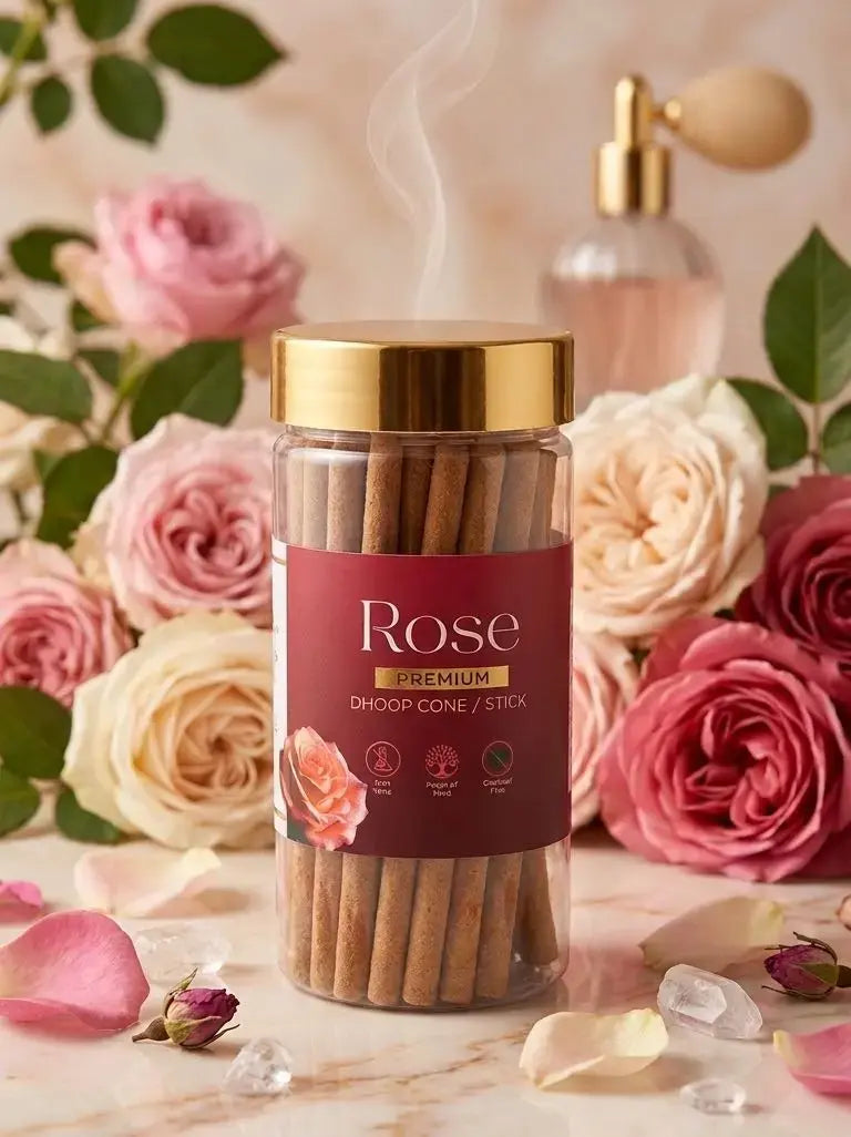 Vaigai Rose Dhoop Stick
