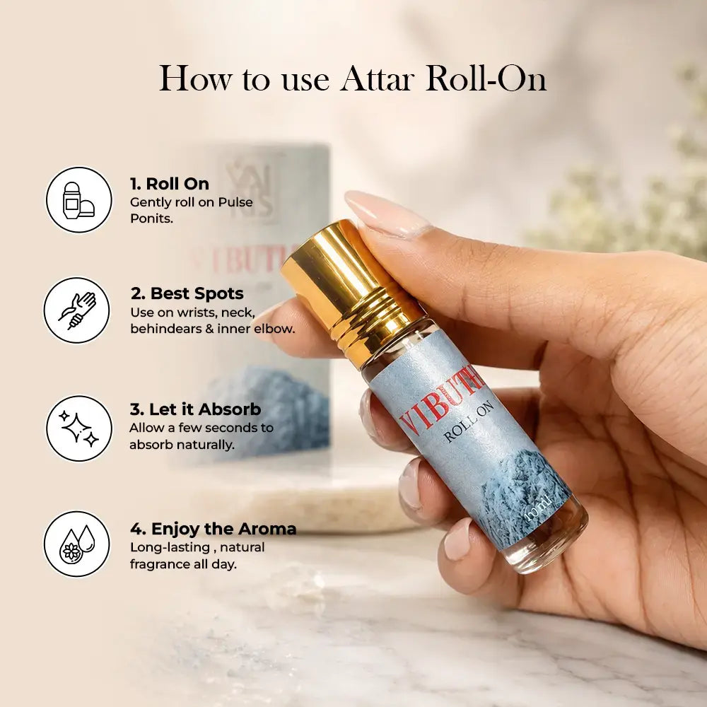 6ml Vibuthi Attar Vairis Rollon Perfume 2