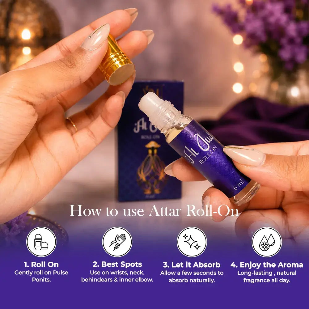 6ml Al Oud Vairis Attar Rollon Perfume - 2