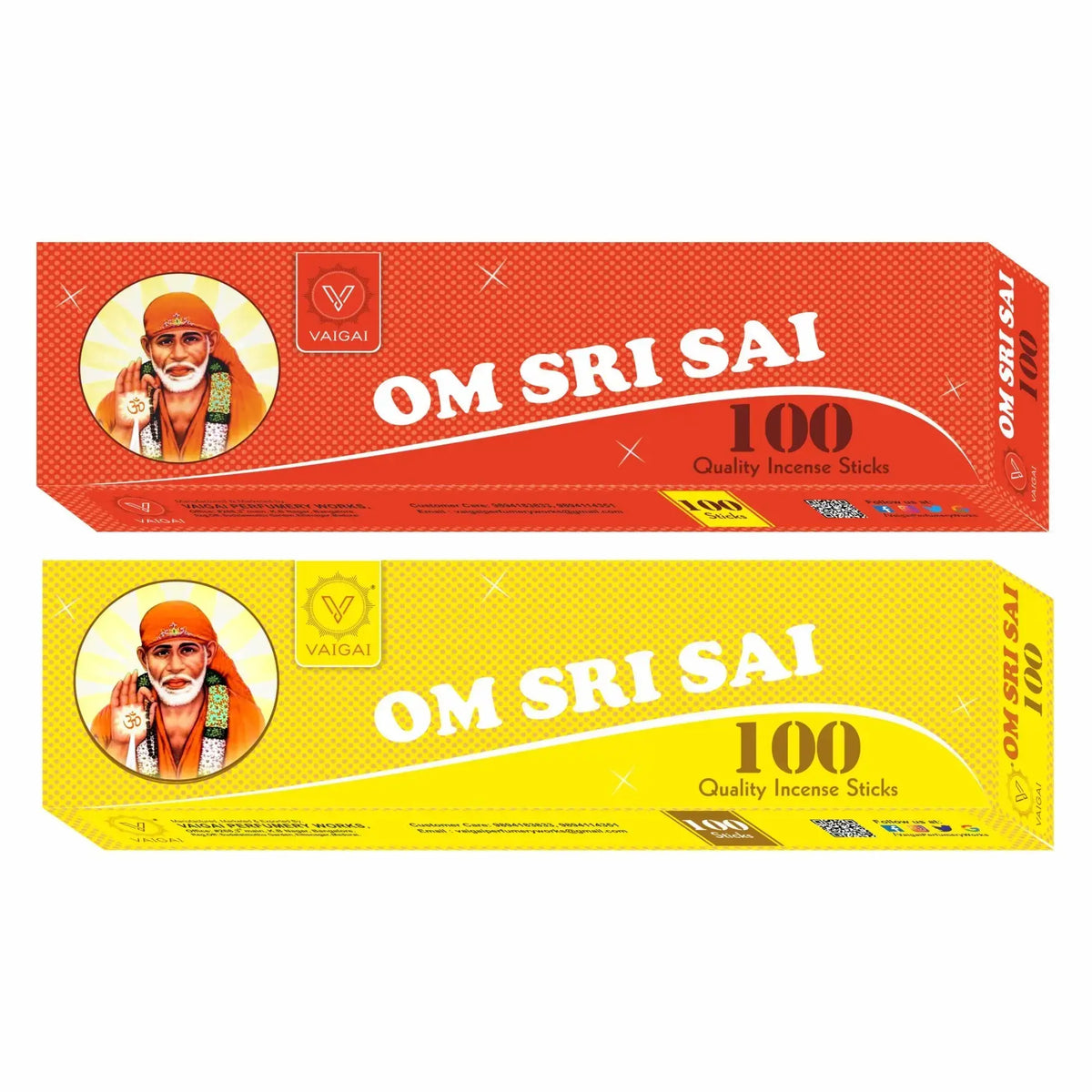 Om Sri Sai 100 incense sticks