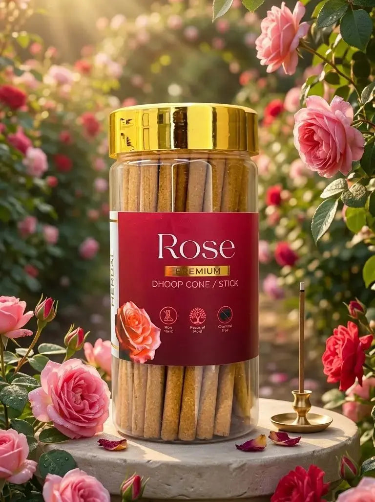 Vaigai Rose Dhoop Stick