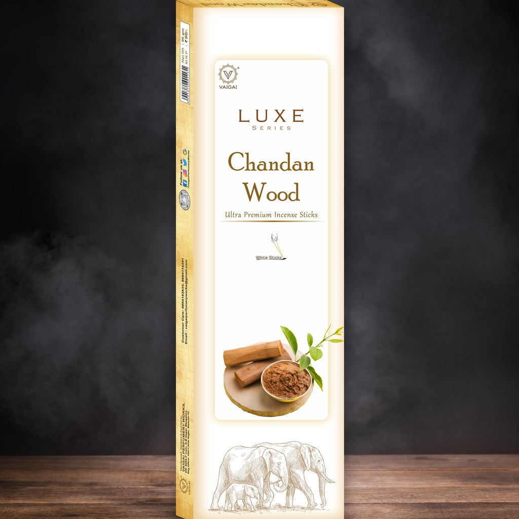 Vaigai Chandan Wood agarbatti- Luxe 
